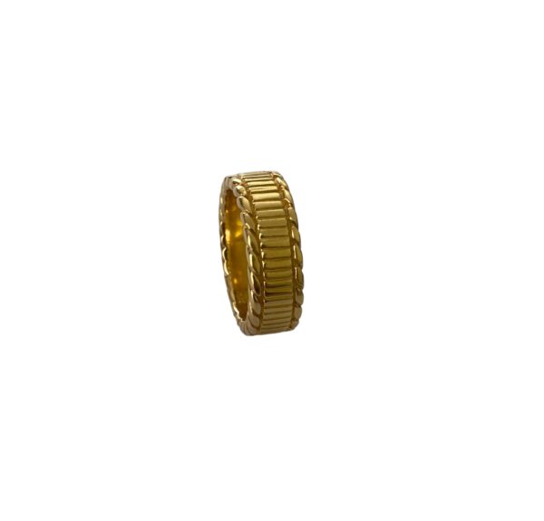 CHAINED SILVER GOLD MEN`S RING - Image 3
